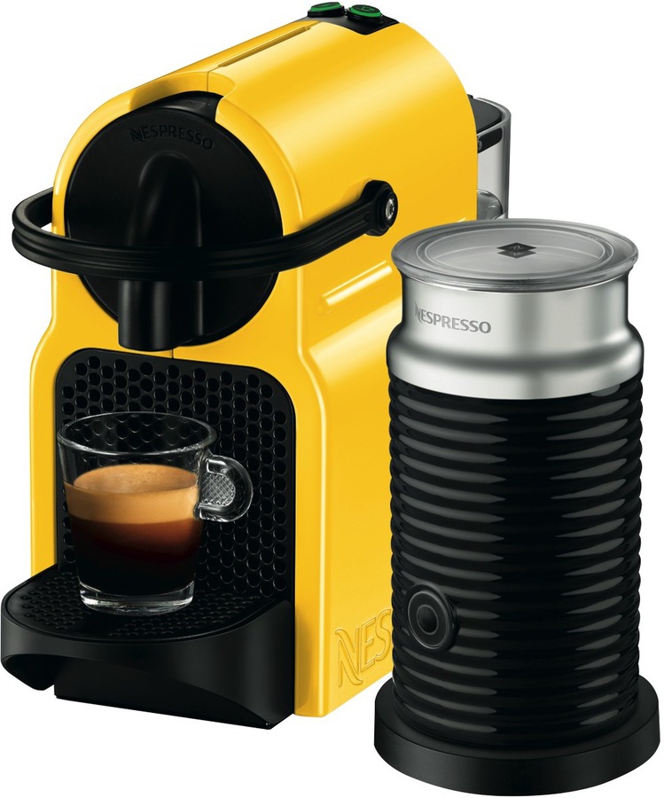 Nespresso DeLonghi Inissia Capsule Machine (Yellow