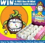 Win a 1.8kg Box of Mini Monster Jawbreakers (Valued at $20) from Joojoos