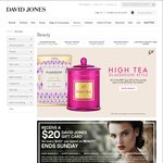 Beauty Gifts with Purchase at David Jones: & Bonus $20 Gift Card for Every $200 Spent on Beauty