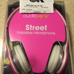 Audiosonic Street Foldable Headphone Neon Pink $0.75 @ Kmart North Rocks NSW