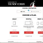 New Yorker Subscription - 12 Weeks for $18 USD (~$24 AUD)