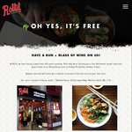 Free Dinner from Roll'd KNOX CITY VIC (Friday 7th October between 6-8pm)