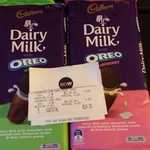 Cadbury Dairy Milk with Oreo 180g Block Varieties $2 at Big W