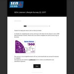 Win a $500 Harvey Norman Gift Card from SEN Radio [VIC]