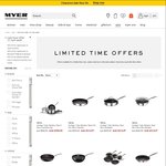Myer Offers 12-1PM AEST: 50% off Tefal Cookware, 50% off Maxwell & Williams Homewares, 40% off Already Reduced Bed Linen & Towel