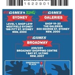EB Games 20% off (Excludes Hardware) in Sydney CBD