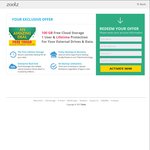 Zoolz 100GB Cloud Storage for Life - Free (New Users)