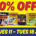 Easter Sale 20% off Every Brand of Paint, Decking Oil & Wood Stain across All 17 Stores of Paint Spot Victoria 