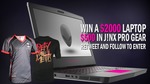 Win an Alienware A13 Gaming Laptop Worth $2,000USD or Minor Prizes of Jinx Pro Gear from MethodGG