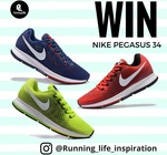 Win a Pair of Nike "Air Zoom Pegasus 34" Sneakers from Running Life / Sonder Products Pty. Ltd.