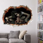 Halloween Zombie 3D Broken Wall Art Sticker US $4.98 (~AU $6.58) Shipped from Dresslilly