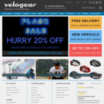 20% off Storewide + Free Shipping on All Orders @ Velogear