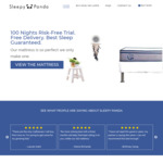 Sleepy Panda Mattress Sale - Take $300 off QB and KB ($649 Queen, $749 KB) and Take $100 off Other Sizes (Free Shipping)