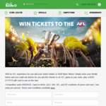 Win a $200 EFTPOS Gift Card & 6 Tickets to an AFL Game from The Bottle-O/Wolf Blass