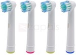 4pc Electric Toothbrush Replacement Heads, Compatible with Oral B - US $0.99/AU $1.27 Delivered @ Zapals