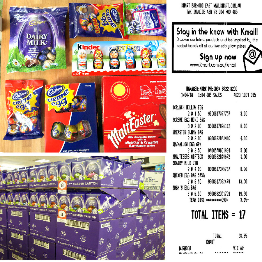 50 off Easter Eggs & Easter Bunnies Kmart OzBargain