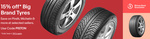 15% off Tyres at Selected Stores @ eBay