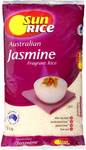 ½ Price SunRice Jasmine Rice 5kg (Brown or White) $6.75 @ Woolworths