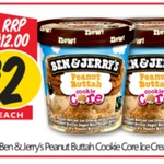 [VIC] Ben & Jerry's Peanut Buttah Cookie Core Ice Cream 458ml $2 @ NQR