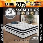Zzz Atelier Black Label Mattress (Double) $204 Delivered (Other Sizes Available) @ Zzz Atelier eBay