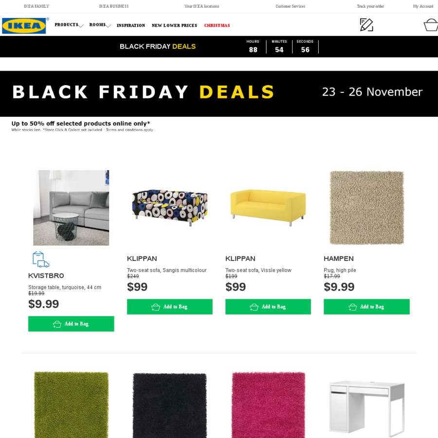 Black Friday Sale up to 50 on Some Products IKEA OzBargain