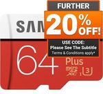 Samsung 64GB EVO Plus MicroSD $18.32 Delivered @ Shopping Express eBay