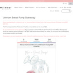 Win a Unimom Minuet LCD Breast Pump Valued at $259.95 from Milkbar Breast Pumps