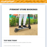 Win a Morath or Sabeka Electric Scooter (Spin The Wheel in Store, "Pyrmont, Sydney") with a Product Test Ride Booking
