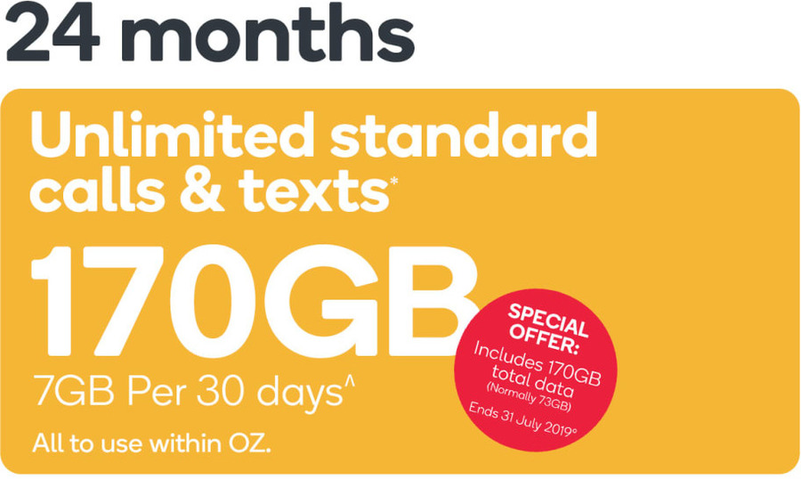 Kogan Mobile Prepaid Voucher | 24 Months- 7GB| $292 /13GB| $377.20 ...