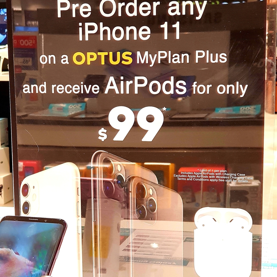 Airpods optus best sale