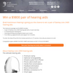 Win a Pair of Starkey Livio 2400 Hearing Aids Worth $9,800 from Brad Hutchinson Hearing [WA]