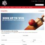 Win an SS Cricket Bat and GM Bag from RH Sports