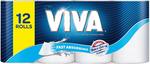Viva Paper Towel, White (Pack of 12) $12 (once off) /$10.80 (subscription)  + Delivery ($0 Prime/ Min $39 Spend) @ Amazon AU