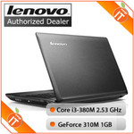 Lenovo G560 Laptop Core i3-380 4GB GeForce310M 500GB for $409 after cashback - OrangeIT eBay
