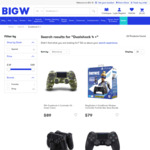 [PS4] Dualshock 4 Controller with God of War, Spider-Man, The Last of Us or Gran Turismo Sport $79 @ Big W