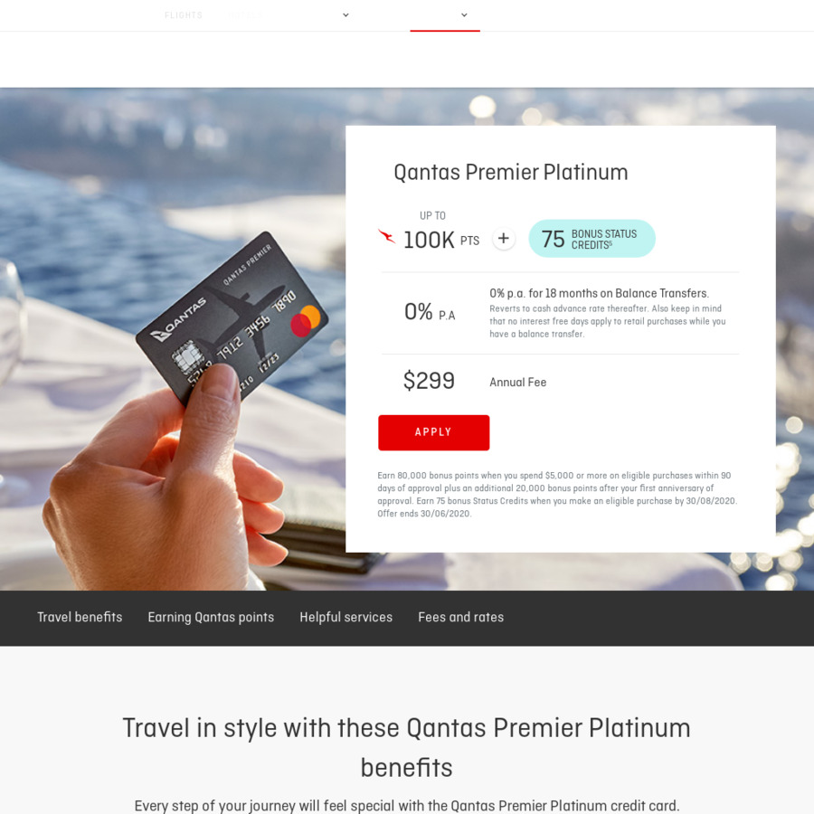 qantas-premier-platinum-mastercard-299-annual-fee-100k-qantas-points