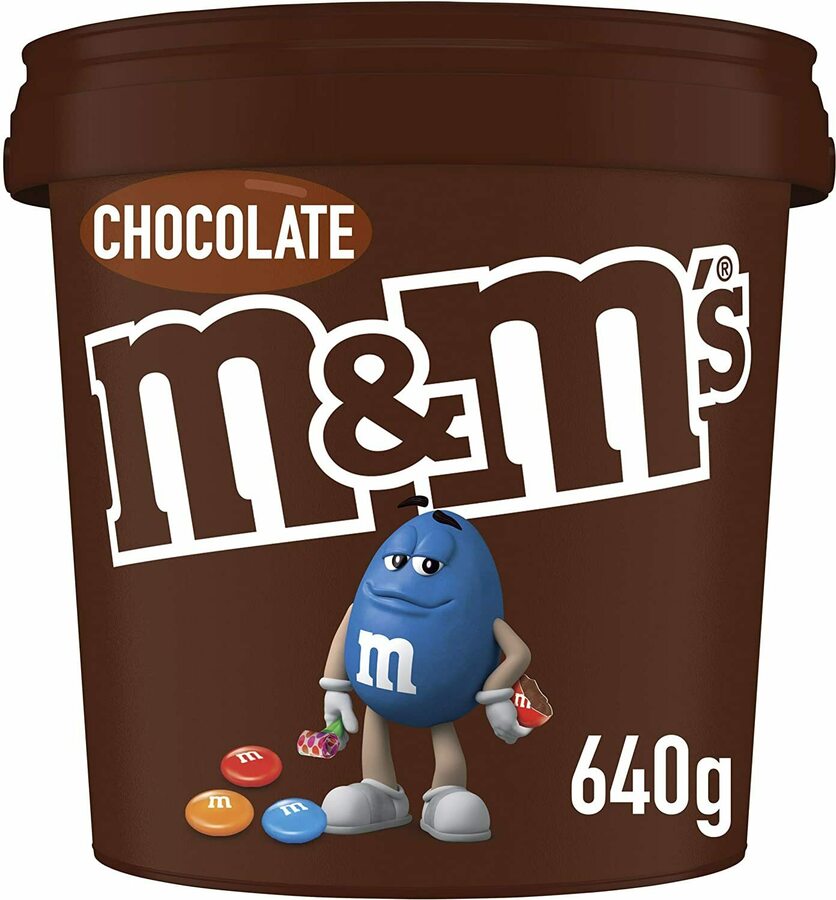 M&M's Milk Chocolate Christmas Snack & Share Party Bucket 640g