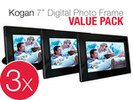 7" LCD Digital Photo Frame - 3 Pack 3 x 7" Didital Photo Frame $99 + Delivery from Kogan