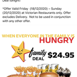 [VIC] 4 Burgers, 4 Small Drinks, 4 Small Fries, 2 Sundaes, 2 Cookies for $24.95 @ Carls Jr