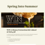 Win a Honey Extraction Kit Worth $564.98 from Ecrotek