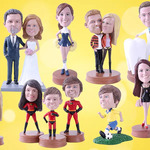 Customised Bobblehead from $44.25 (Single/Premade Body) + Delivery @ Groupon