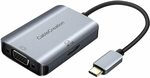 2 in 1 USB C to HDMI VGA Adapter $19.99, 2-in-1 DP to HDMI VGA Adapter $13.99 + Post ($0 Prime/ $39+) @ CableCreation Amazon AU