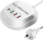 WIKDJ 40W 4-Ports USB-C Desk Charger $21.00 (Was $29.99) + Delivery ($0 with Prime/ $39 Spend) @ Wong Direct via Amazon AU