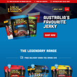 20% off Beef Jerky Online Orders + Free Shipping on Orders over $45 @ Local Legends