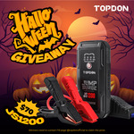 Win Portable Jump Starter Worth $210 from TOPDON