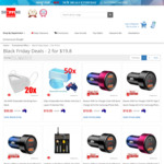 Any 2 Selected Items for $19.80 + Delivery (e.g. 2x Liitokala Lii-402 4-Slot Smart Battery Charger $19.80) @ Shopping Square