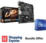 Intel i3-10100F CPU + Gigabyte H510M S2H LGA 1200 mATX Motherboard $189 Delivered + Surcharge @ Shopping Express