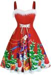 LAPA Women Christmas Pleat Dress $26.79 Delivered @ FO SHAN XIN via Catch