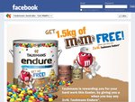 Buy Any 2x 4L Taubmans Endure Paint & Receive a 1.5kg Bucket of M&M's