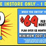 Bonus $500 JB Gift Card with Telstra $69/Month 12-Month 80GB 5G Plan (Min Cost $828, Port-in Only, in-Store Only) @ JB Hi-Fi